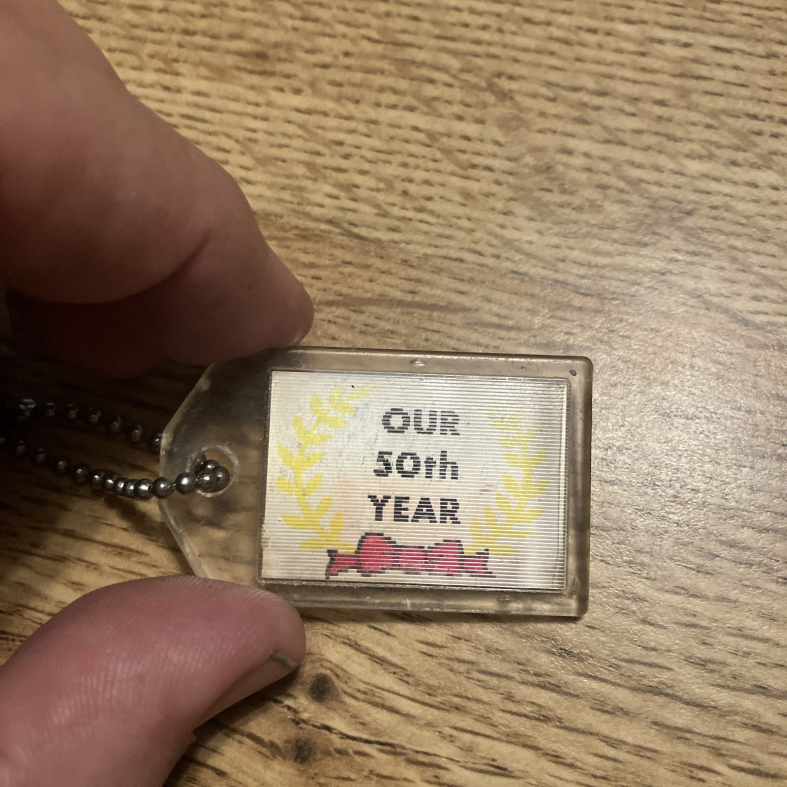 Farmer and bankers life insurance company Wichita Kansas 50th year keychain