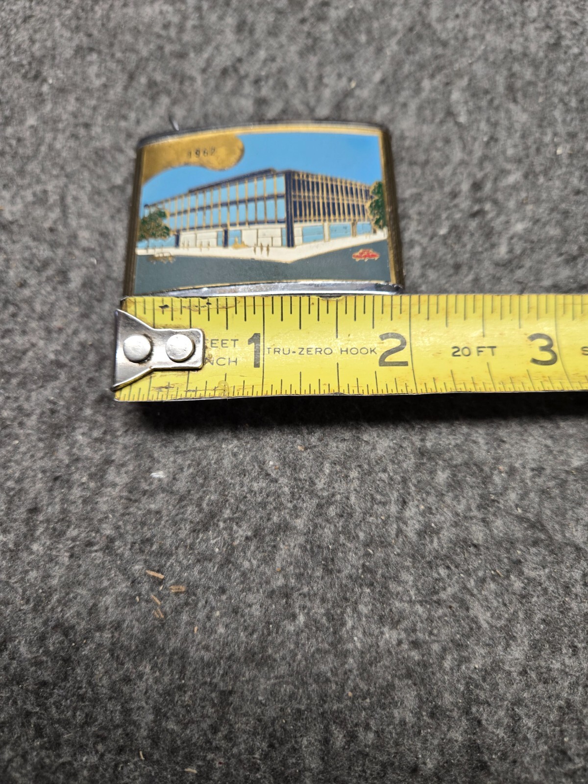 Vintage Advertising 1962 Home Federal Des Moines Iowa tape measure VGC