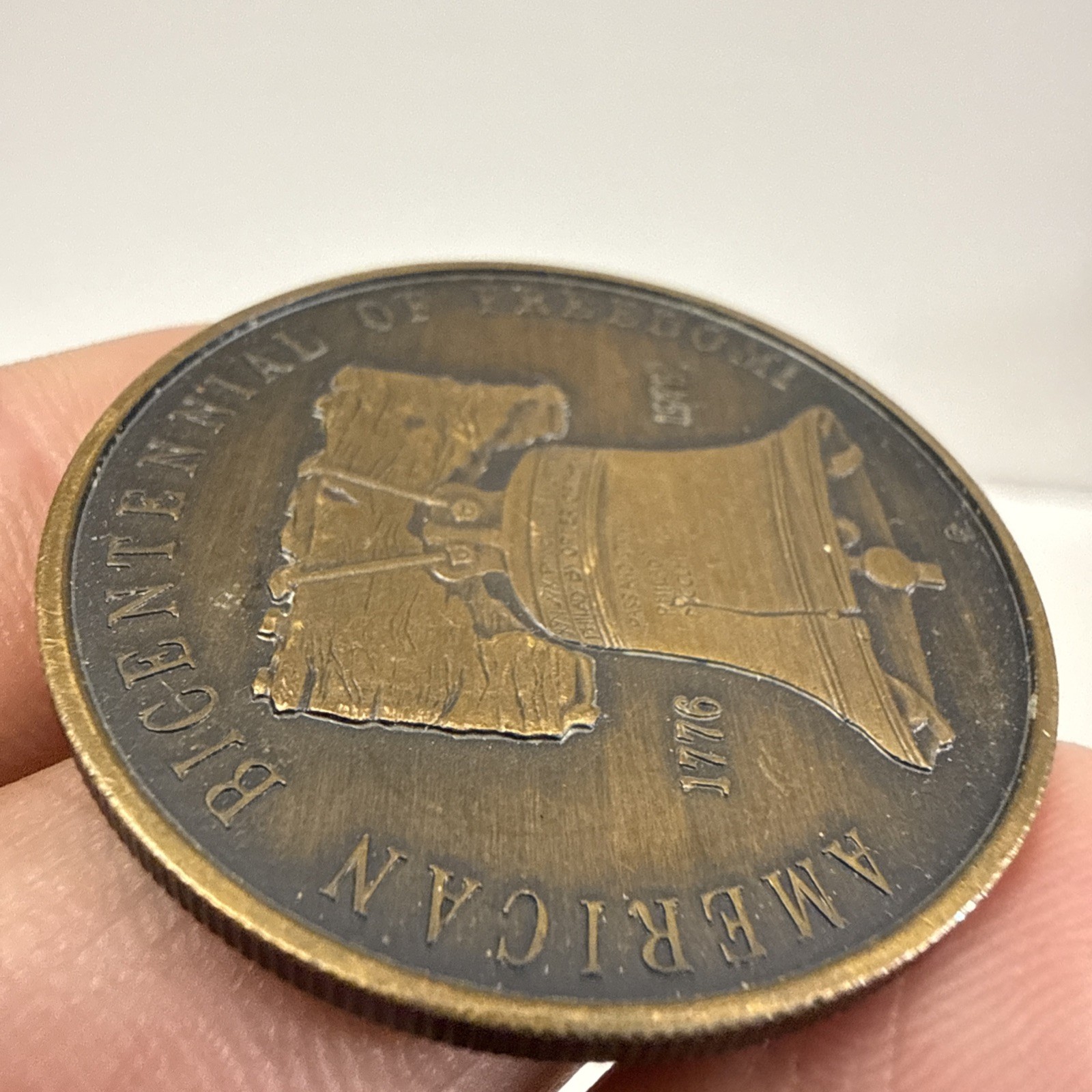 1976 1st State Bank, CHEROKEE STRIP CITY KIOWA, KANSAS Coin/Metal – Liberty Bell