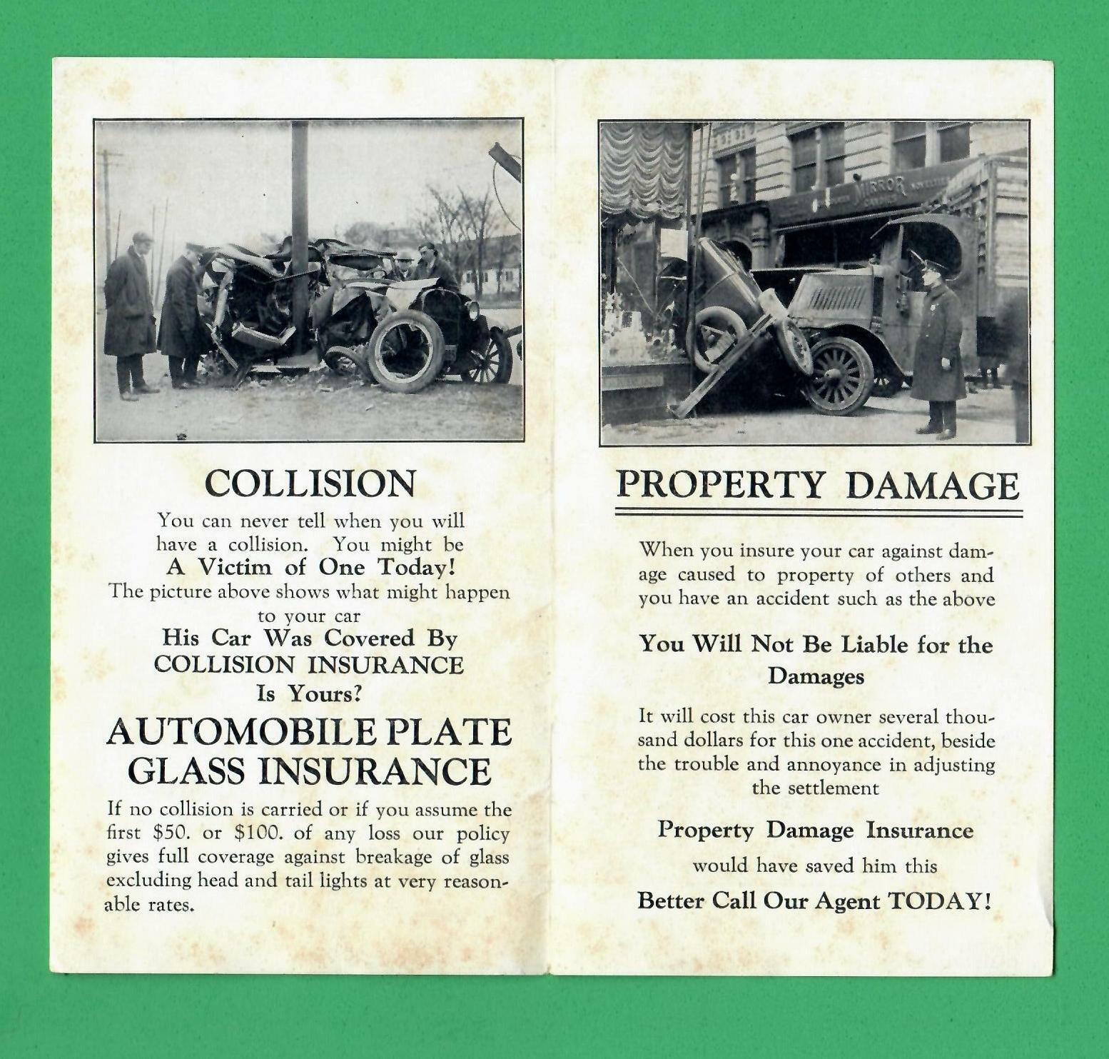 VINTAGE COMBINATION AUTOMOBILE POLICY 1816