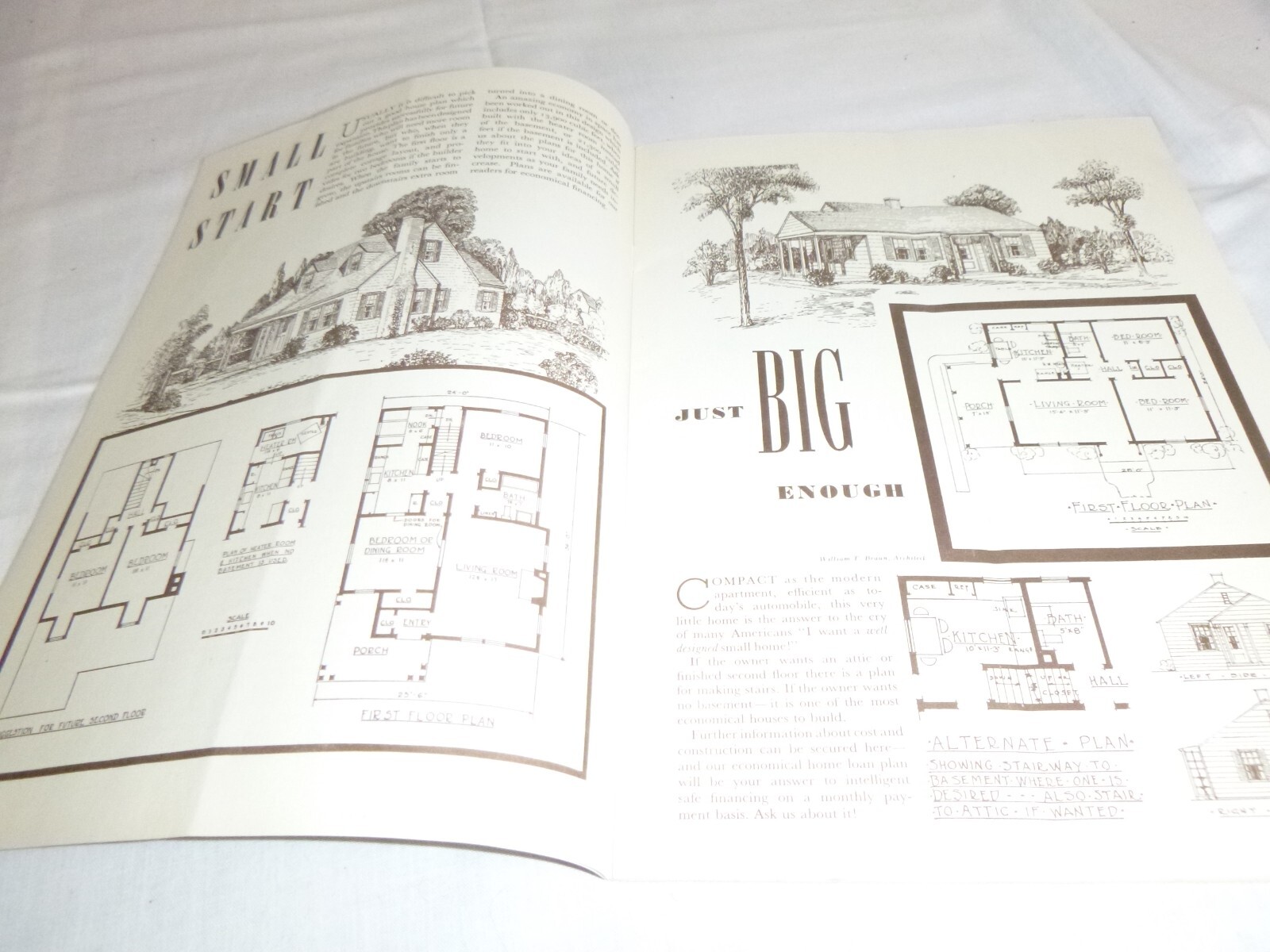 Vtg 1940s Your Own Home Plan Book Federal Savings & Loan Asso Chicago 25 Pages