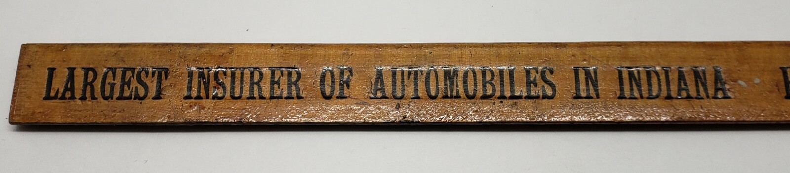 Vintage State Automotive Insurance Indiana 12 Ruler Indianapolis