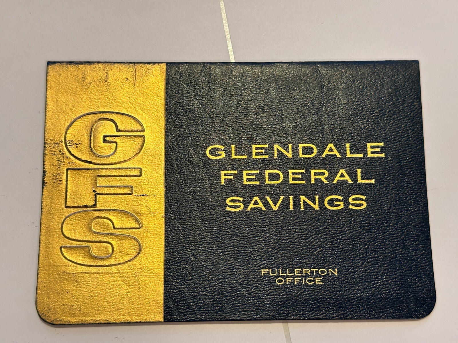 VTG Account Book Booklet GLENDALE FEDERAL GFS Savings Bank FULLERTON 1960’s