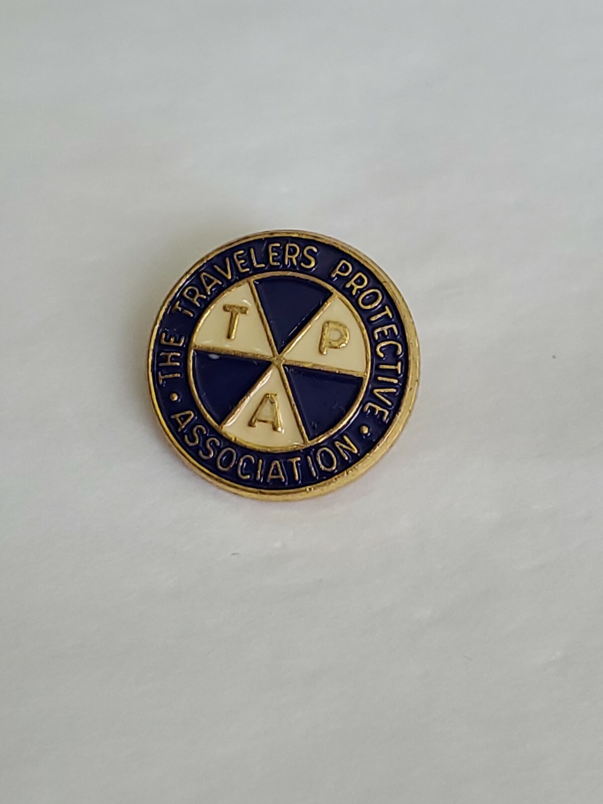 TPA The Traveler’s Protective Association Lapel Pin Insurance