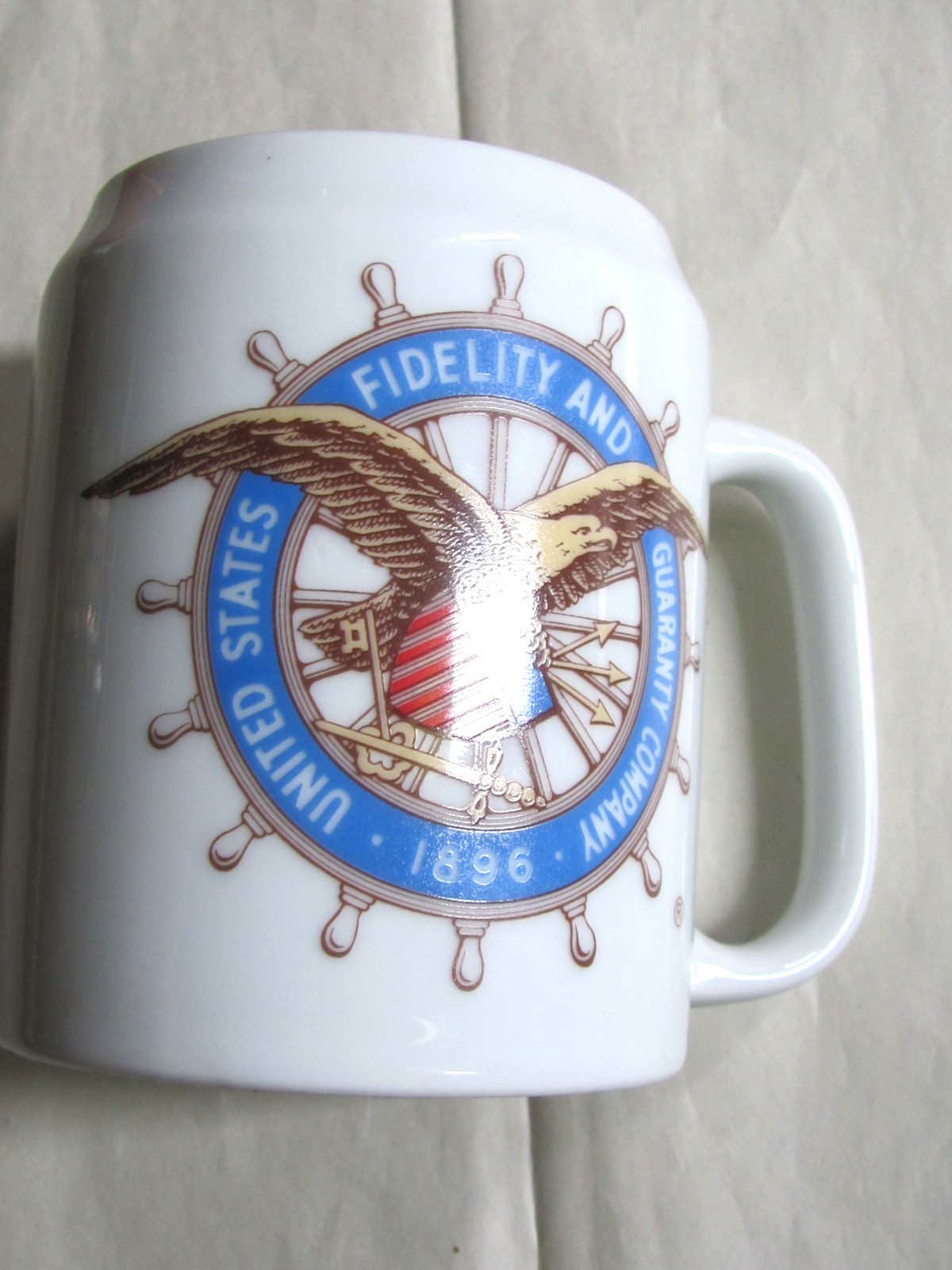 United States Fidelity & Guaranty Co 1989 Detroit Meeting Bellaire Mi Mug