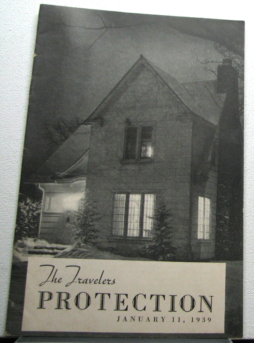 THE TRAVELERS INSURANCE COMPANY… PROTECTION BOOKLET, JANUARY 11, 1939