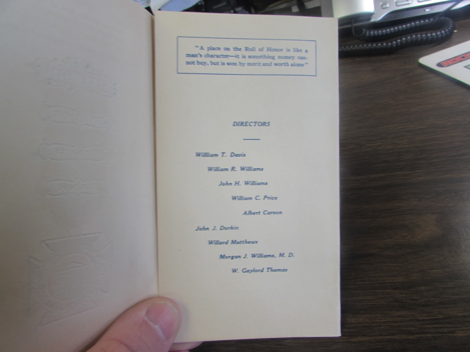WEST SIDE BANK – SCRANTON PA – MARCH 1913 – STATEMENT OF WEST SIDE BANK – EXCELL