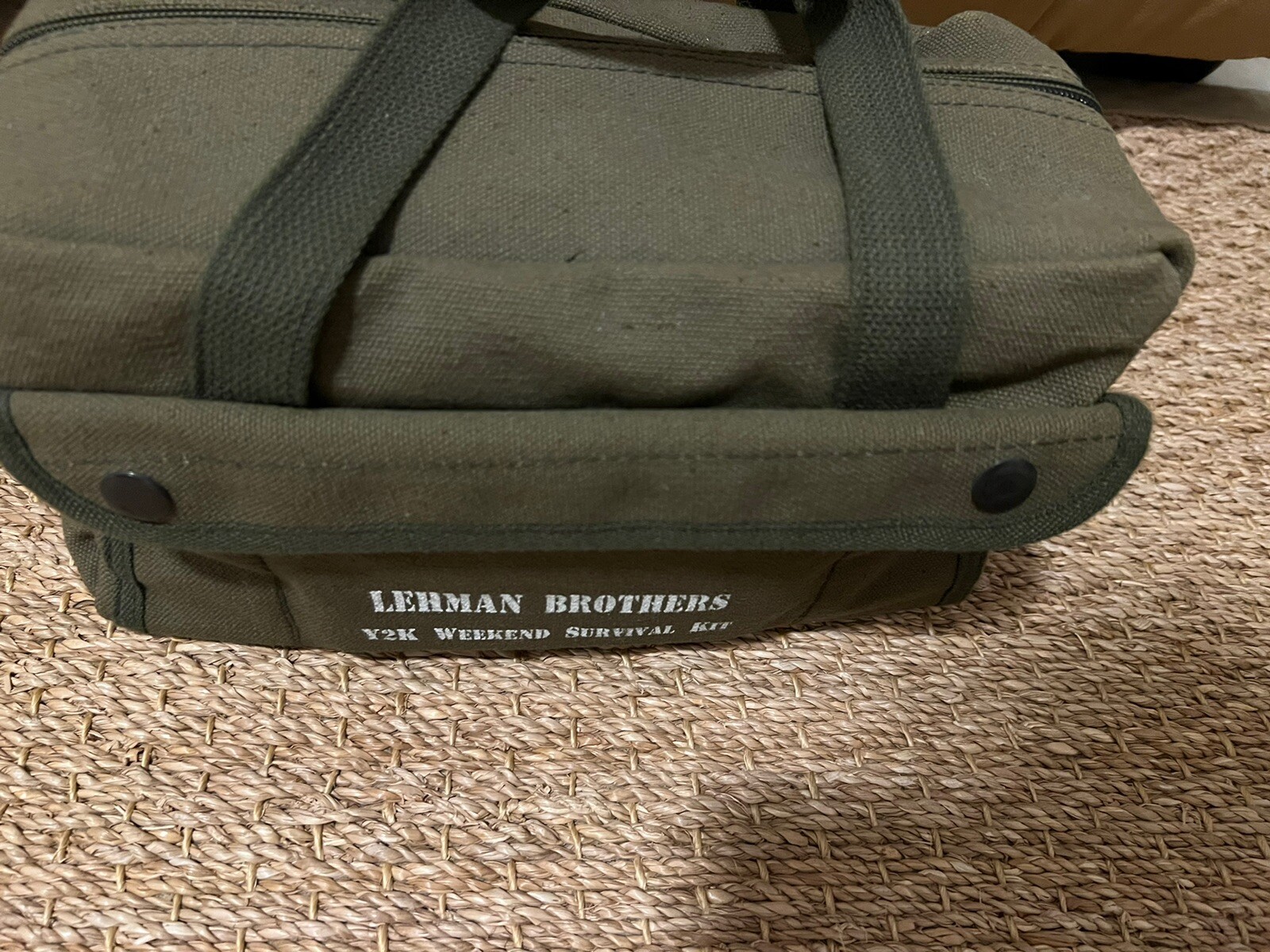 LEHMAN BROTHERS ~ CANVAS Y2K~ LAST OF THEM ~ NEW!!!