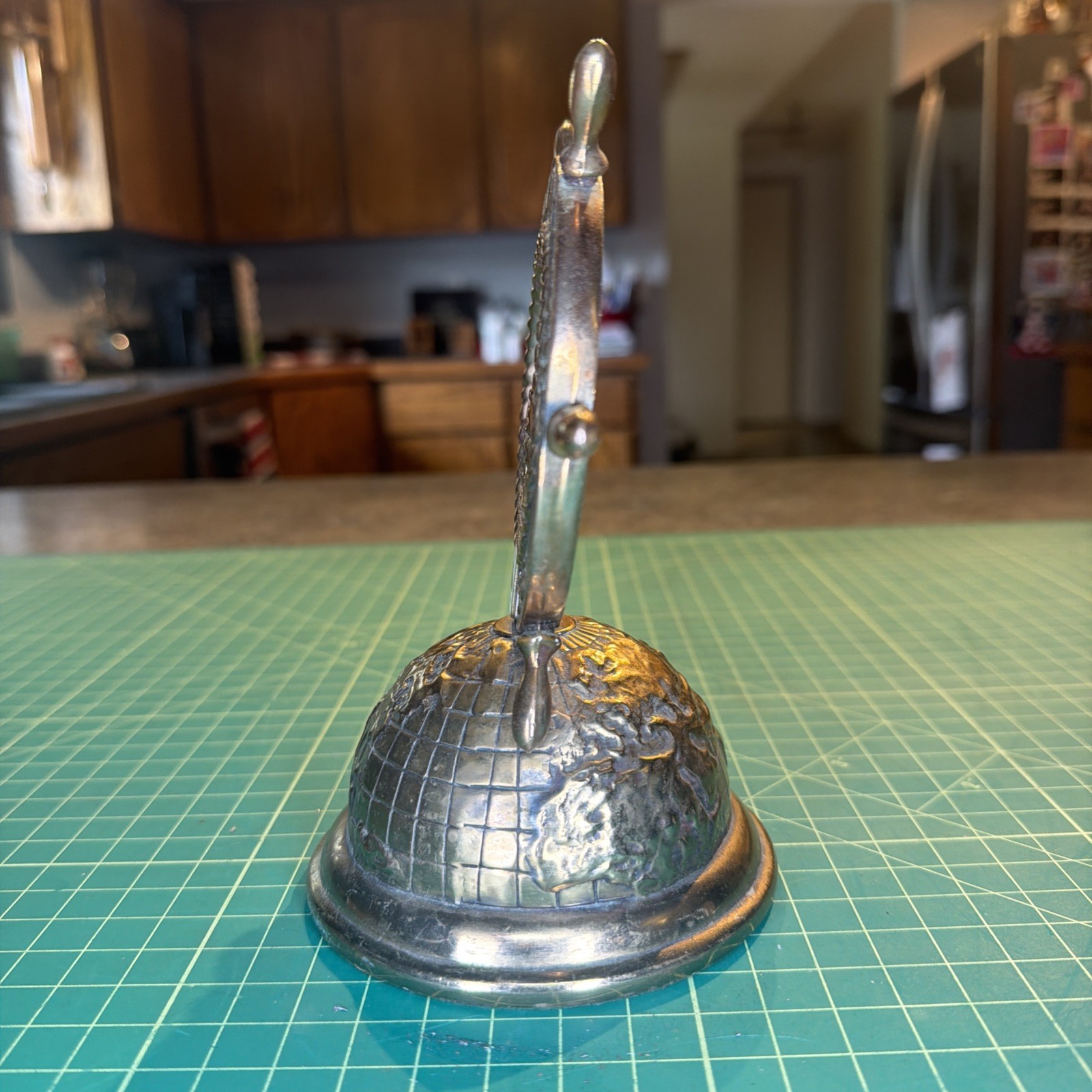 Vintage MCM bronze State Farm Insurance Operation Flagship Statue Award