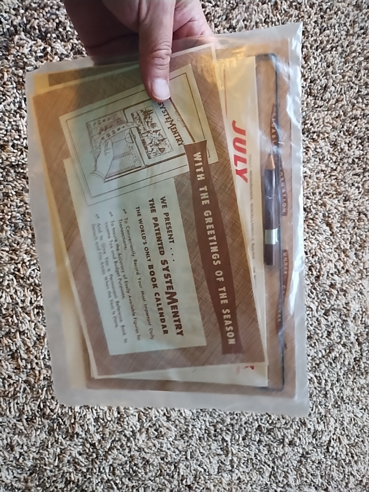 Vtg 1973 Farmers Savings Bank Calendar Grundy Center Holland Iowa New in Plastic