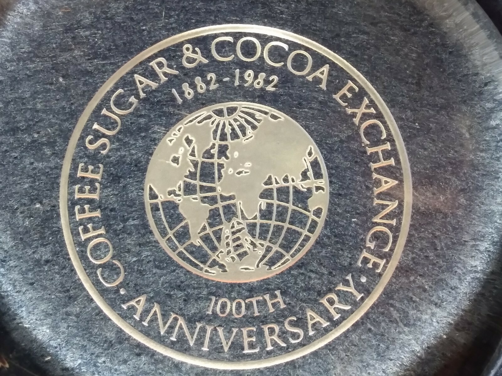 Coffee Sugar & Cocoa Exchange – Wall Street New York Crystal Paperweight
