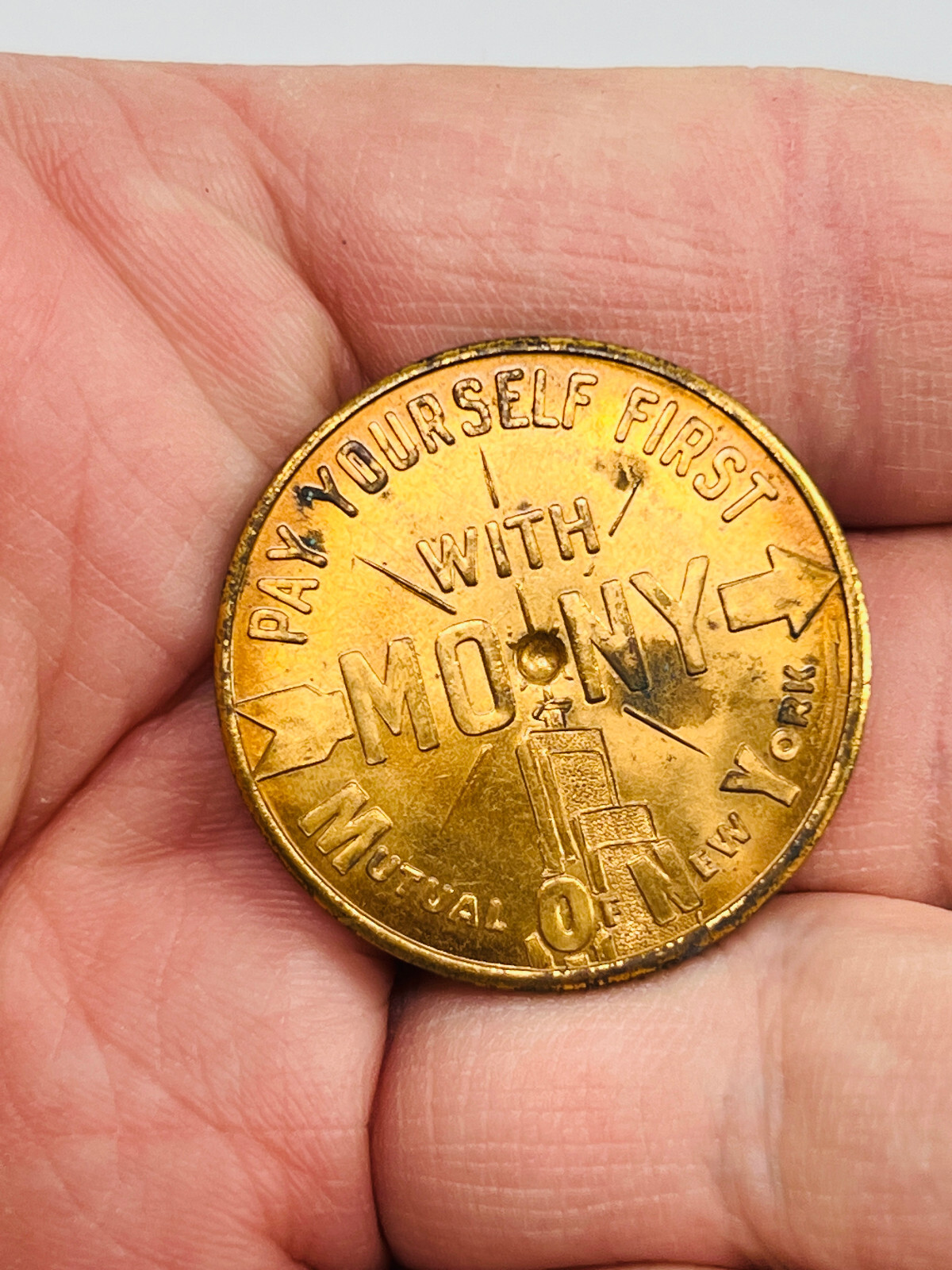 Antique Mutual of New York Insurance Advertising Coin SPIN token
