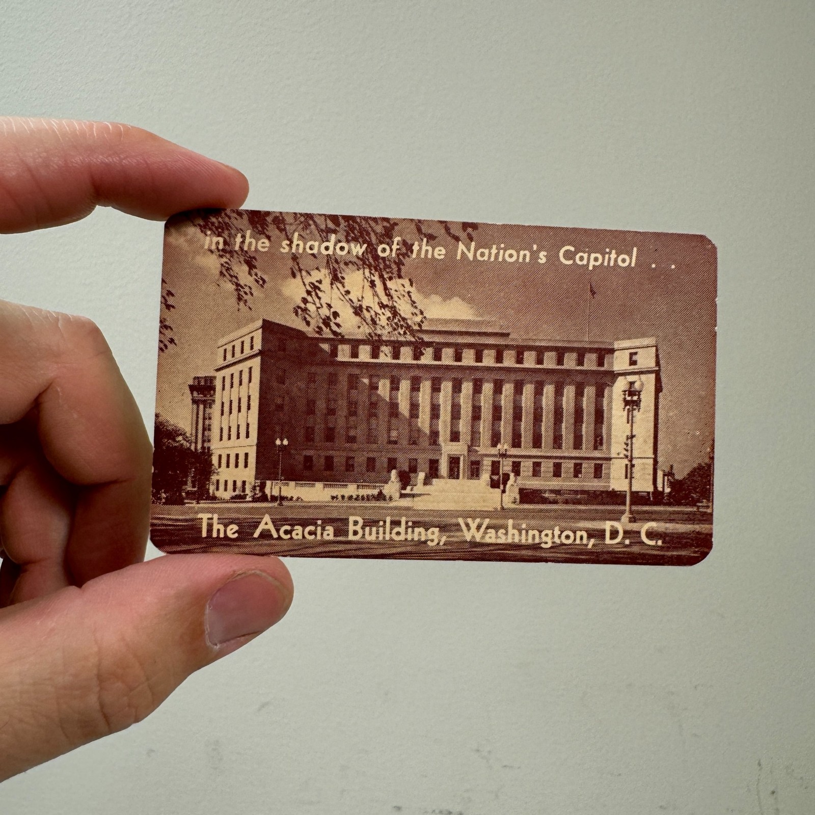 ACACIA MUTUAL Life Insurance Co Washington DC Advertising Pocket Calendar 1940s