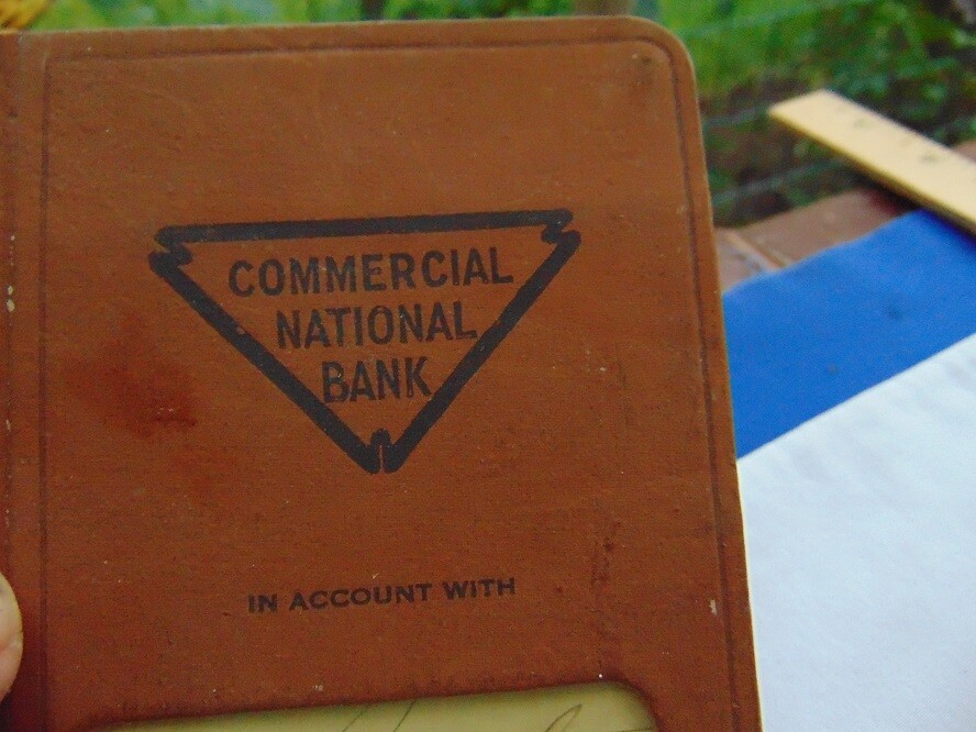 Vintage 1914 Bank Account Booklet Commercial National Bank Bradford Pa Penn