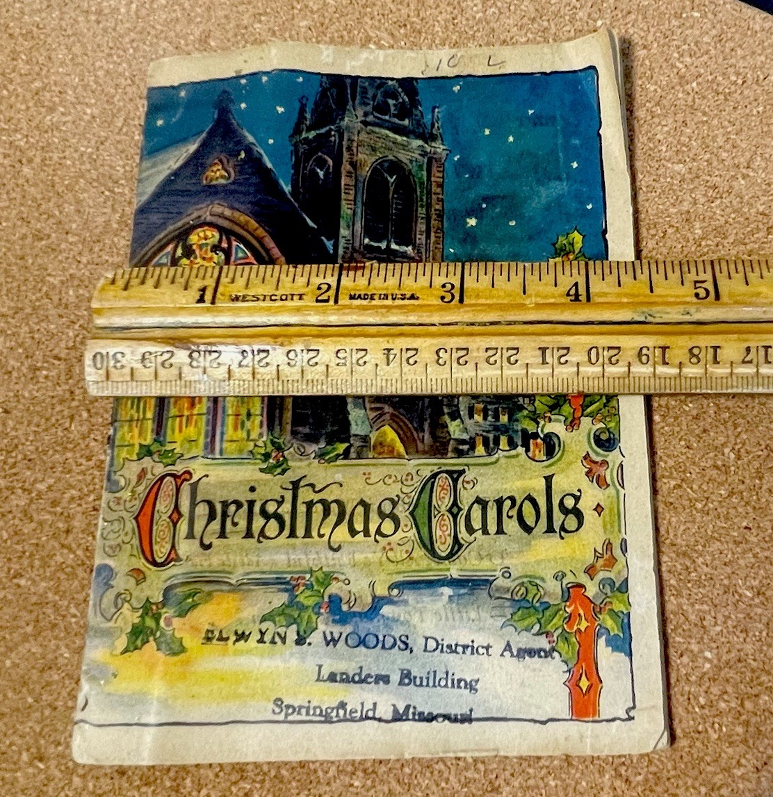 Christmas Carols Booklet Presented by John Hancock Insurance Company Vintage