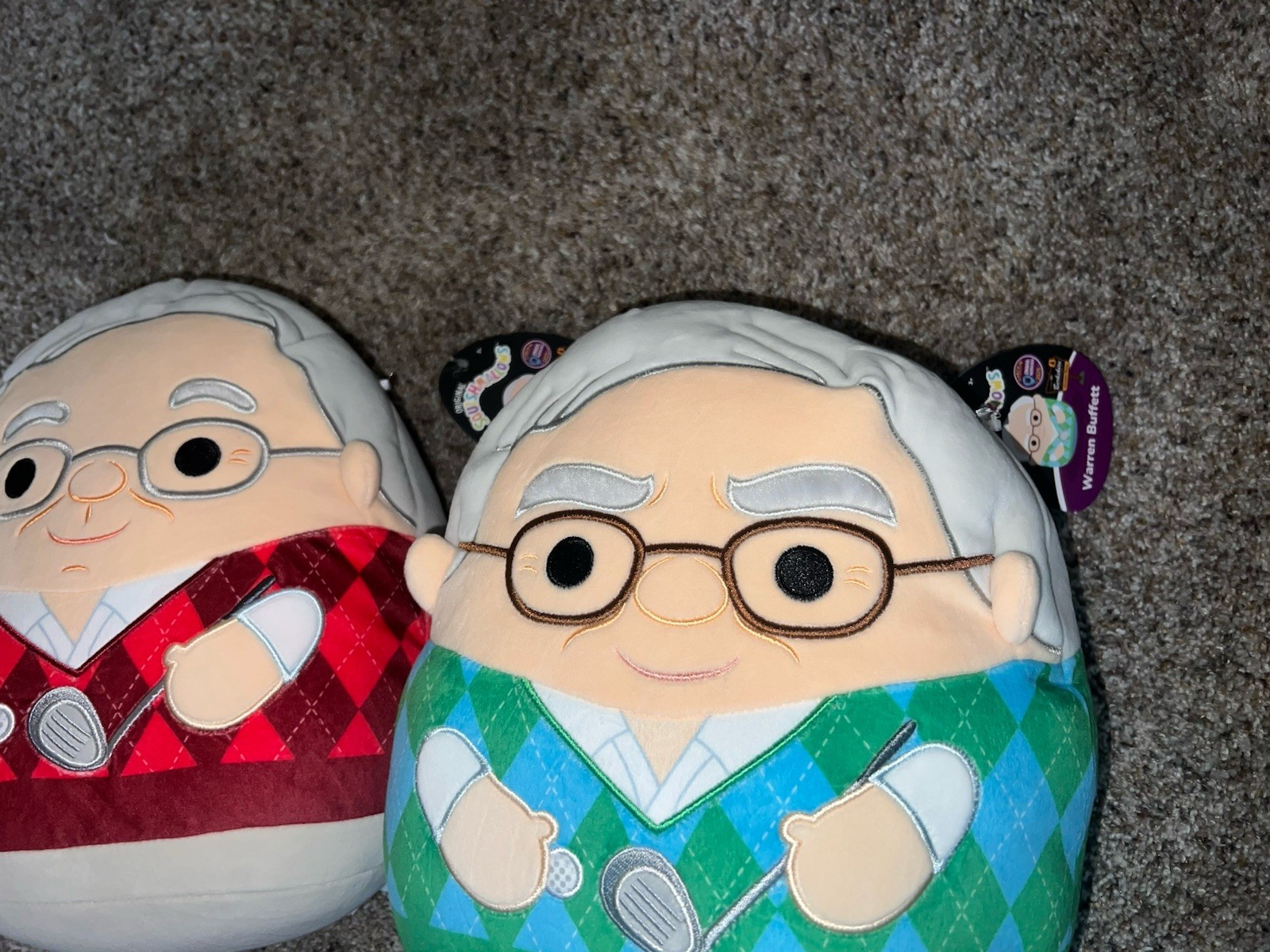 Warren Buffett & Charlie Munger Squishmallow 10” 2025 Berkshire Hathaway Meeting