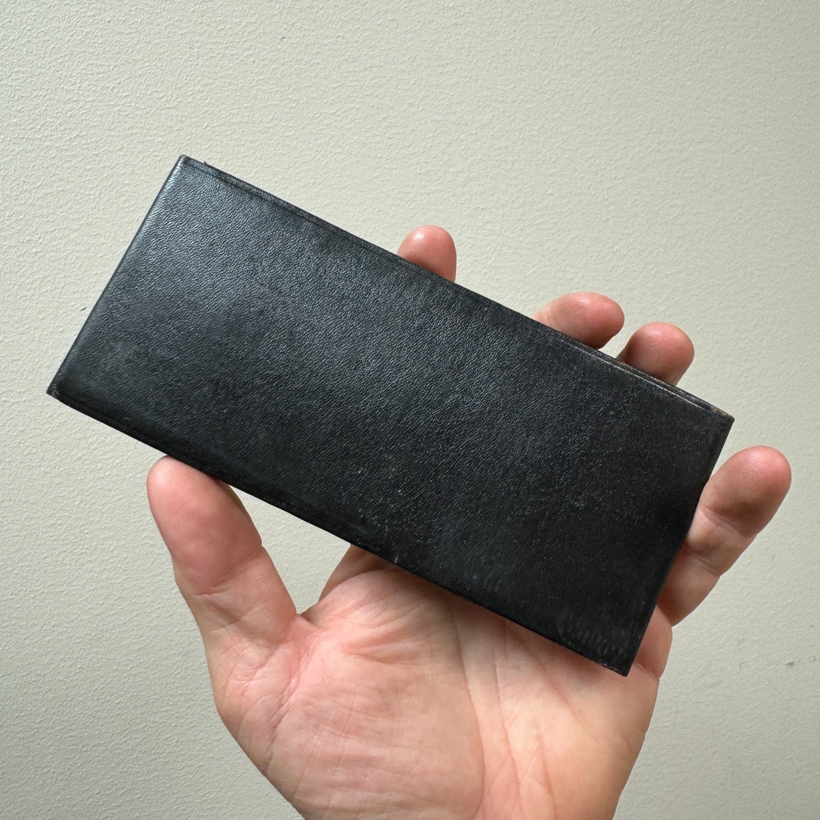 Vintage c.1900s LAUREL STATE BANK Advertising Leather Wallet – Laurel, Montana