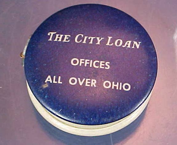Vintage Souvenir The City Loan Bank Ohio 1912 – 1952 Tape Measure