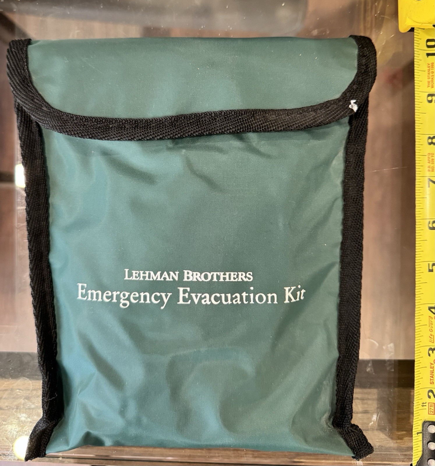 Lehman Brothers Vintage Employee Emergency Evacuation Kit Post 9/11 ￼