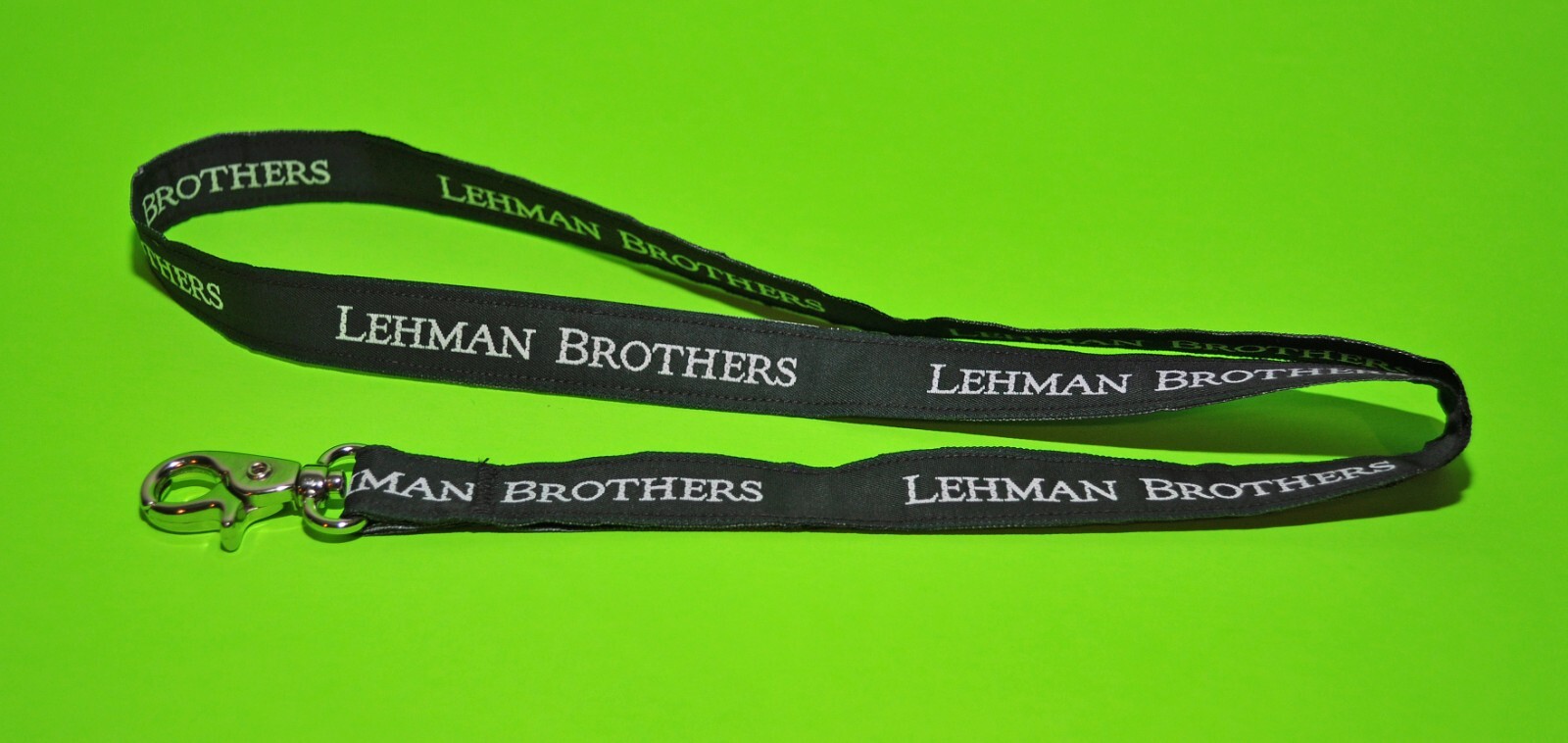 LEHMAN BROTHERS ~ LANYARD / KEY HOLDER ~ RARE & NEW! ( Free Tote Bag )