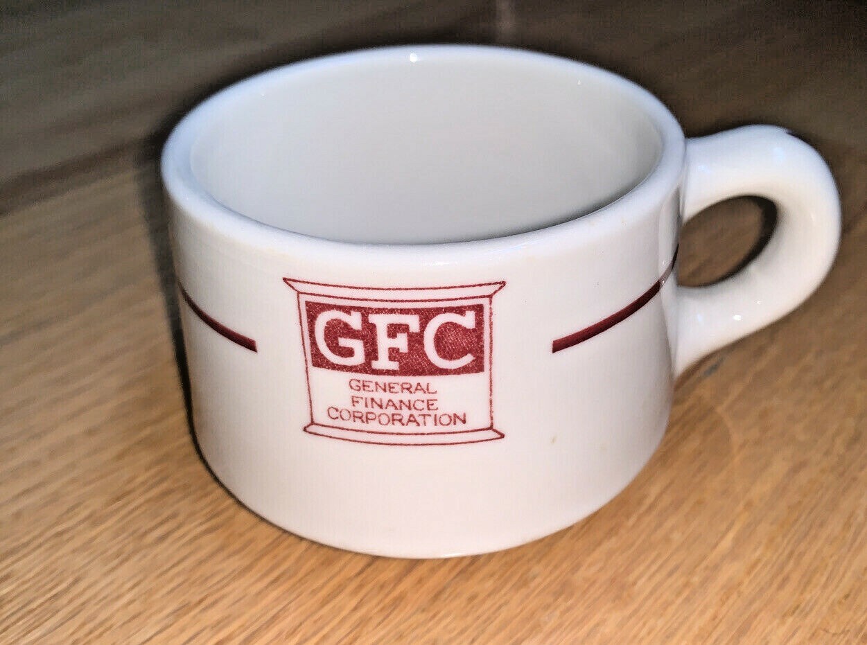 Vintage MCNICOL CHINA Coffee Mug GENERAL FINANCE CORPORATION – GFC