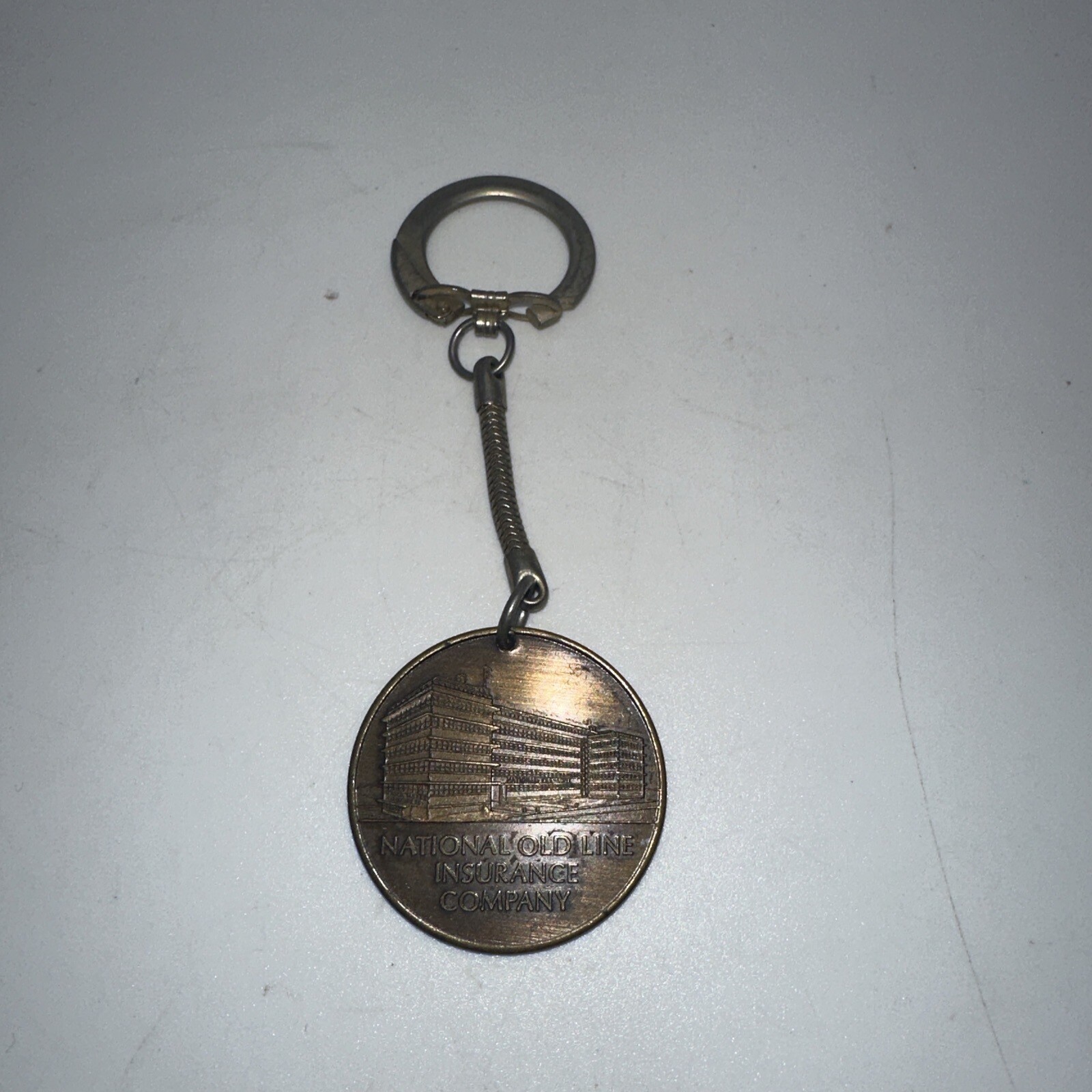 Vtg 1969 Keychain NATIONAL OLD LINE INSURANCE CO. One Billion in Life Insurance