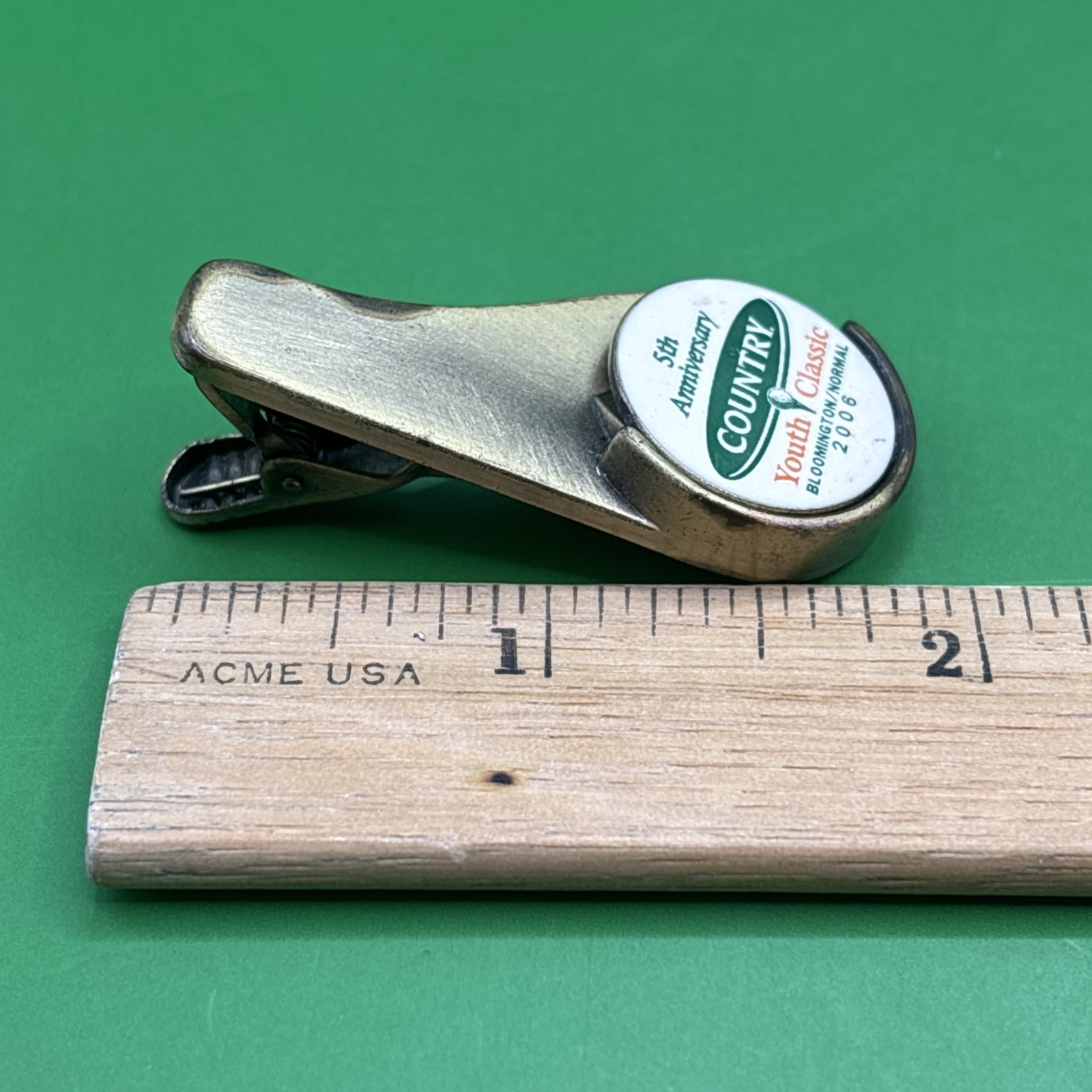 2006 COUNTRY Financial Youth Golf Classic 5th Anniversary Ball Marker Hat Clip