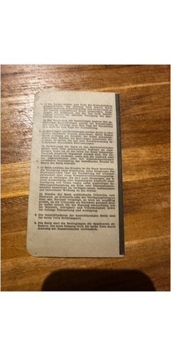Deutsche Bank Sparbuch 1951 Südwestbank Pforzheim Freikonto 25037 Germany