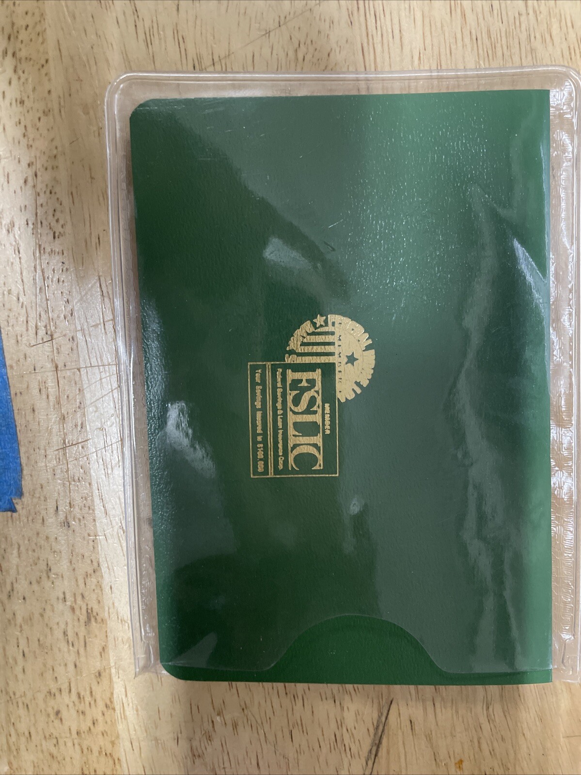 VINTAGE 1986 SHELTON SAVINGS & LOAN ASSOCIATION SAVINGS ACCOUNT BOOK
