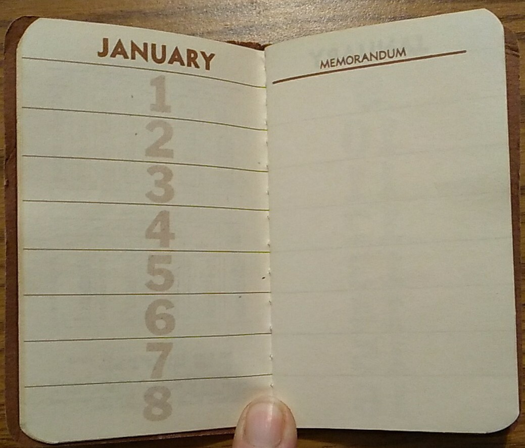 Vintage Unused 1951 Great Western Insurance Advertisement Datebook Planner #1100
