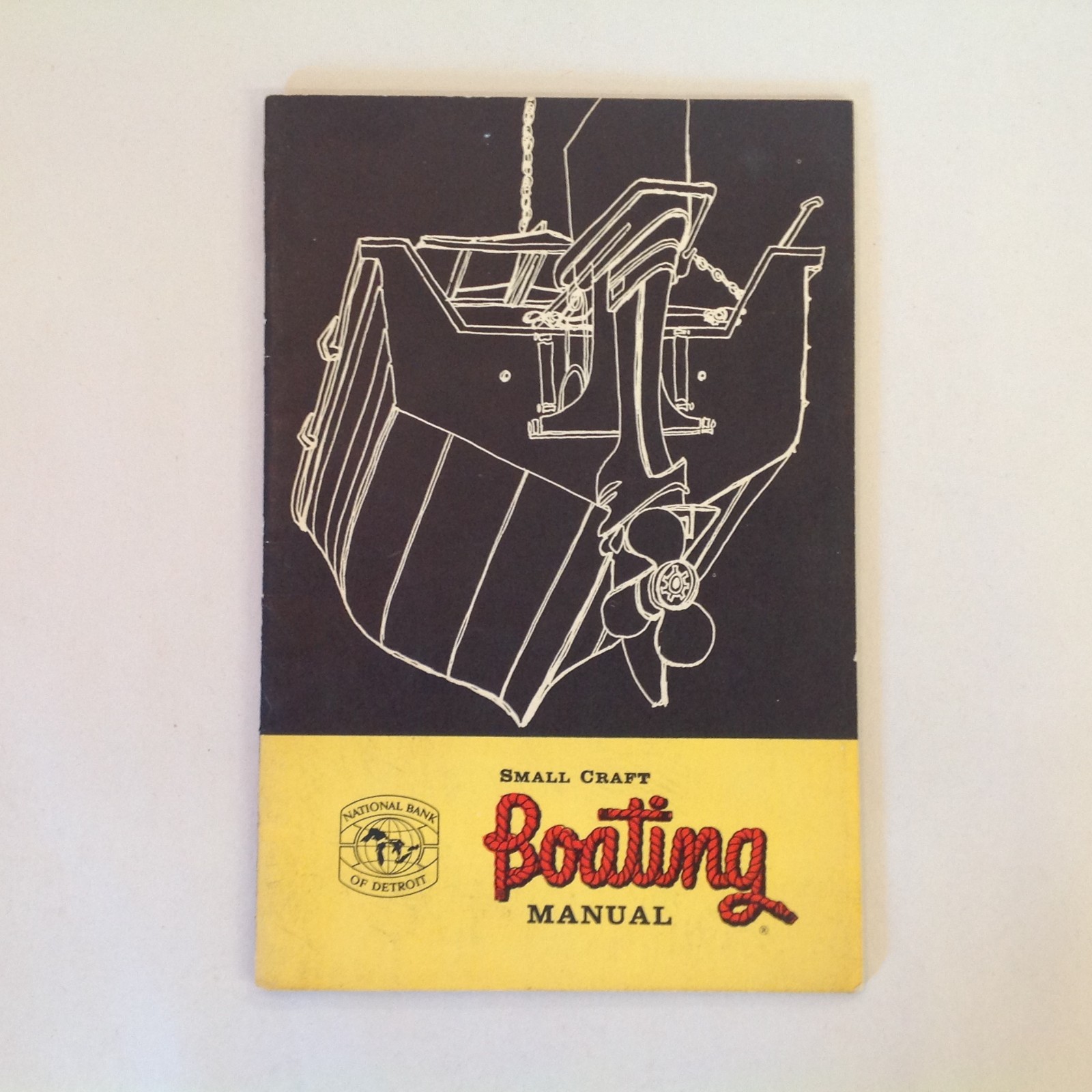 Vintage 1965 National Bank of Detroit Info Booklet Small Craft Boating Manual