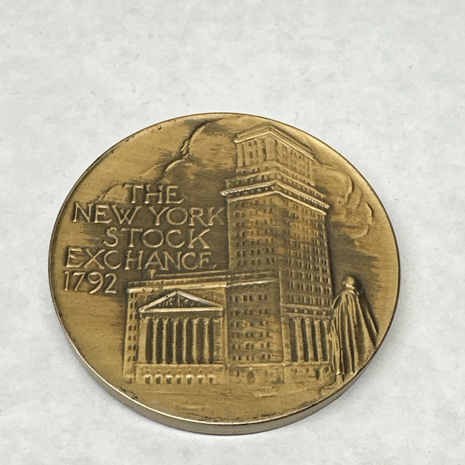 2005 Large New York Stock Exchange Premiere Global Services Inc PGI Bronze Coin
