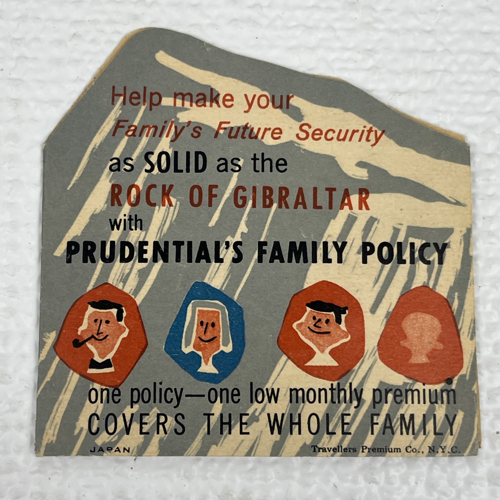 Vintage 1950’s Prudential Life Insurance Company Sewing Kit Advertising Japan