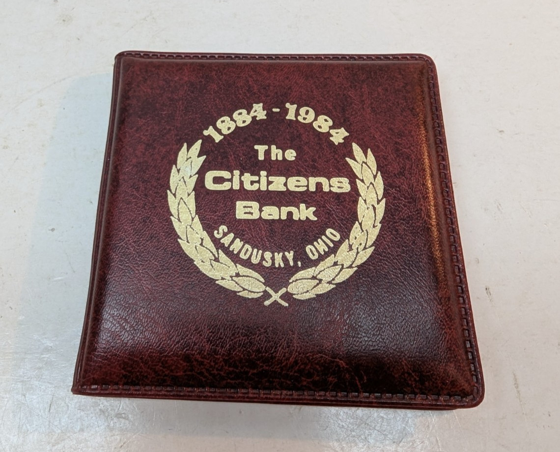 Pocket Leather Mirrors Folding The Citizens Bank Sandusky Ohio Advertise 3 Inch