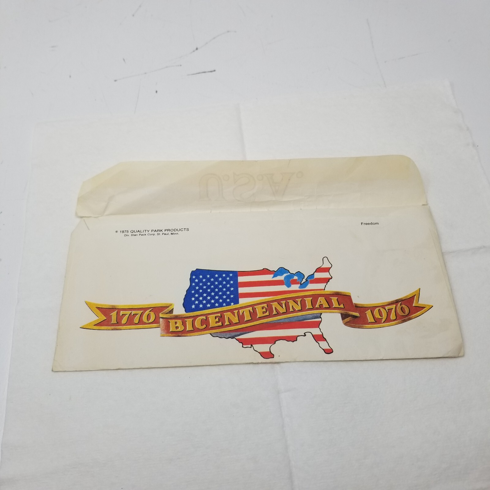 First Community Bank West Frankfort Illinois Envelope 1976 Bicentennial Used