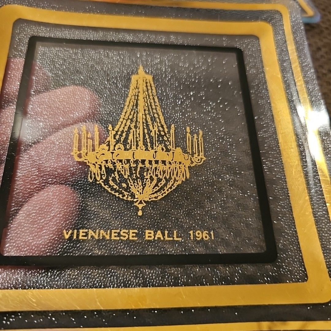 2 Vtg 1961 VIENNESE BALL Ashtrays/Dish Advertising Empire Fire Brick Co 6″