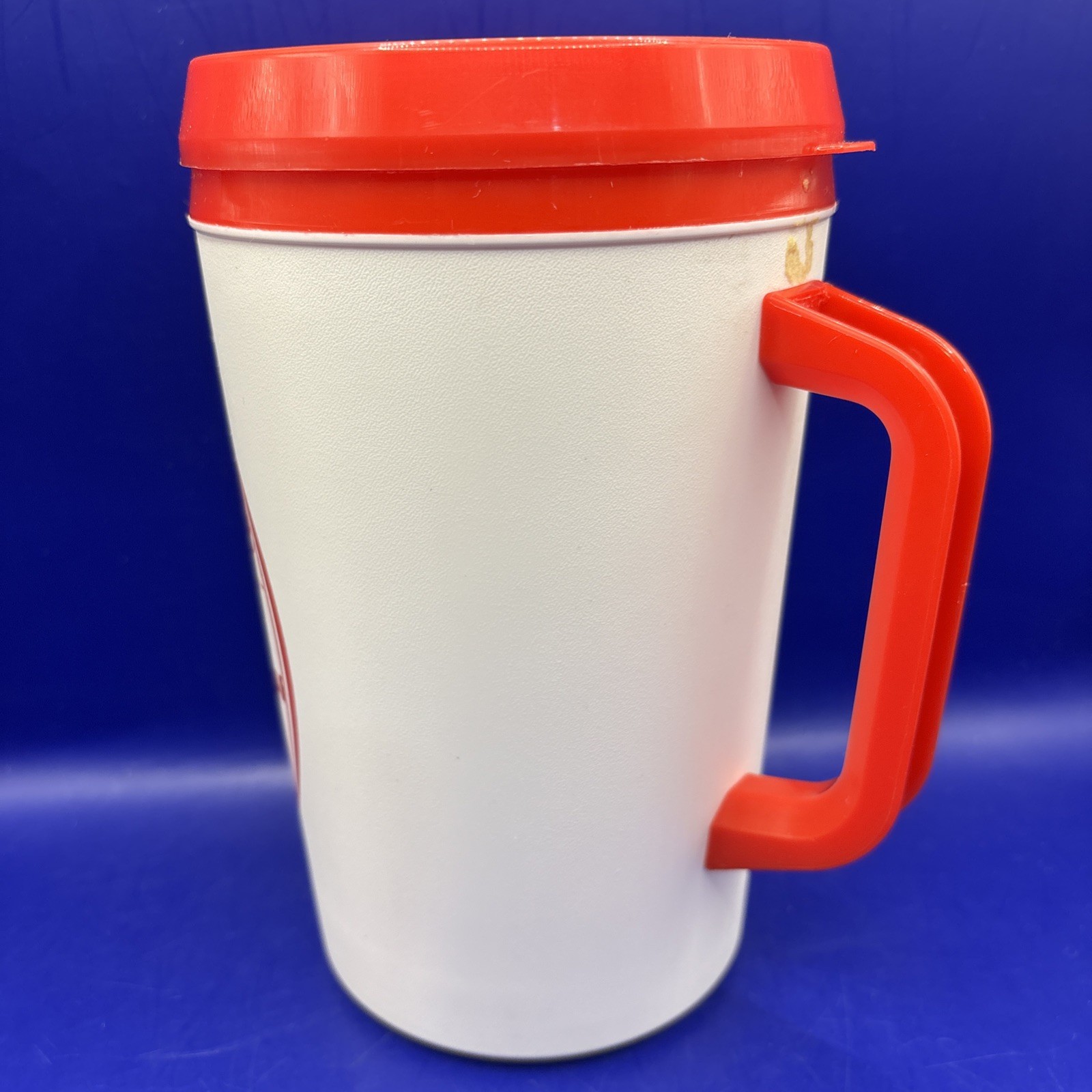 VTG State Farm Aladdin 32 oz. Insulated Travel Mug w/ Lid & Red Handle – USA
