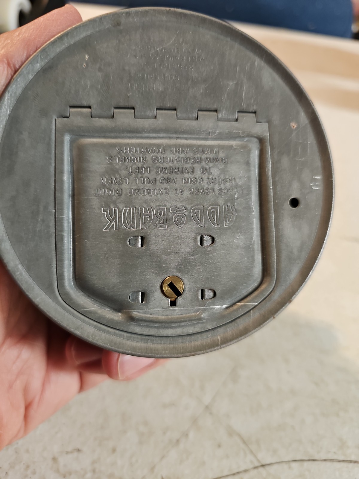 Vintage United Benefit Life Insurance Co. Tin Coin Bank. Add Bank