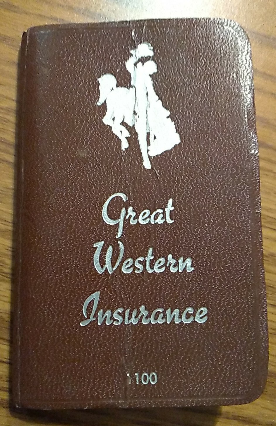 Vintage Unused 1951 Great Western Insurance Advertisement Datebook Planner #1100