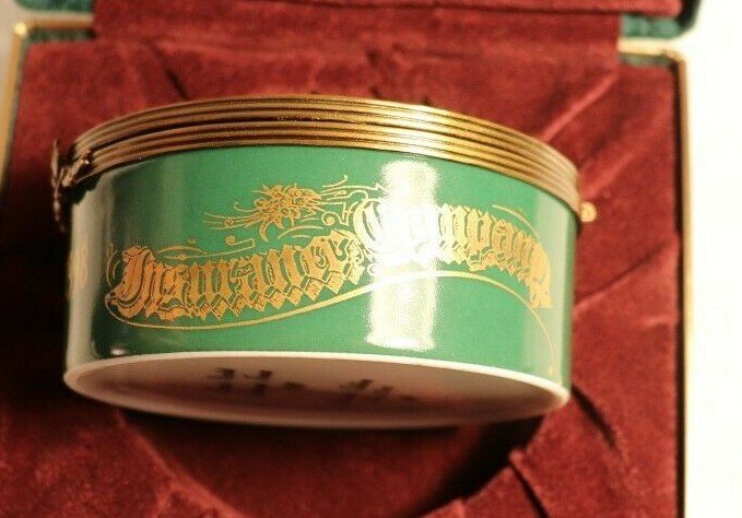 OHIO FARMERS INSURANCE CO LIMOGES POWDER BOX 1848-1998 LIMITED EDITION 586/2500