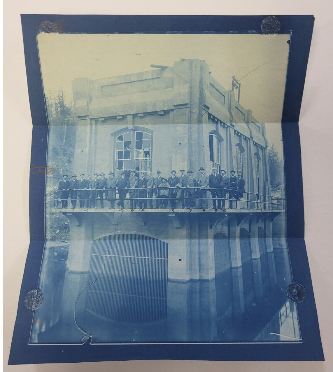 1913 Powerhouse Buntzen Lake Canadian Bank Of Commerce Members Anmore BC Canada