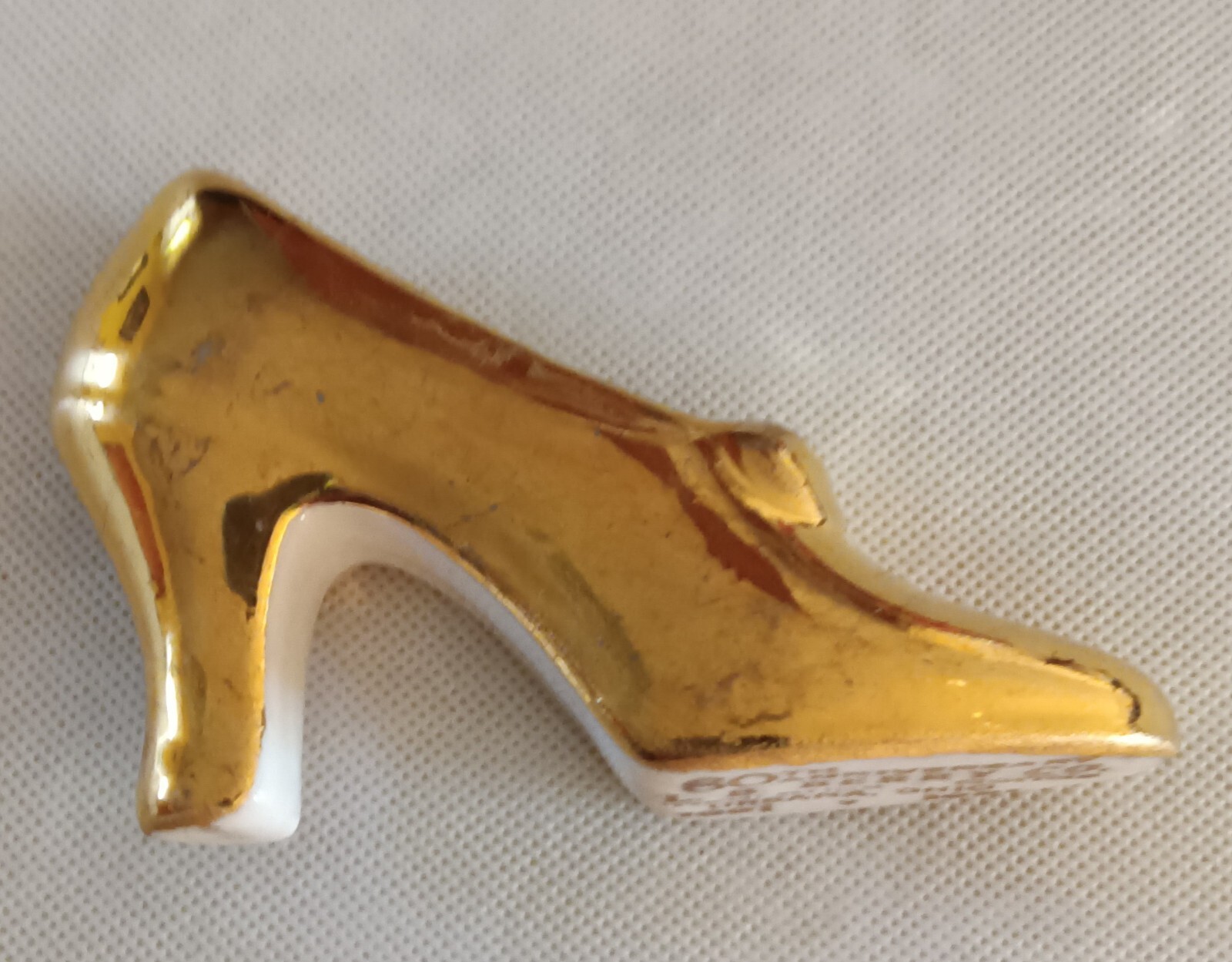 1951 60th Anniversary Golden Shoe, L.B. Berry Co., Insurance & Bonds, Urbana OH