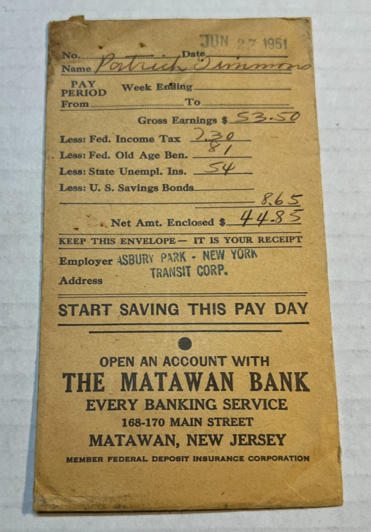 1925-27 North Philadelphia Trust Co Cancelled Bank Book McGinty