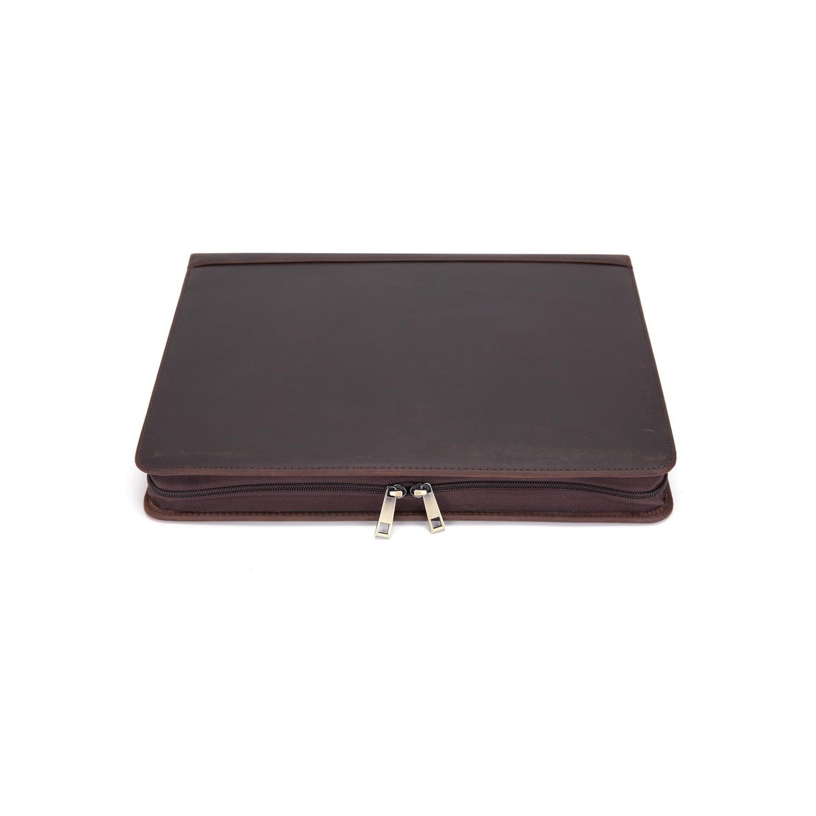 Genuine Leather Portfolio for Women and Men, 8.5 x 11 Legal Pad Padfolio, Zip…
