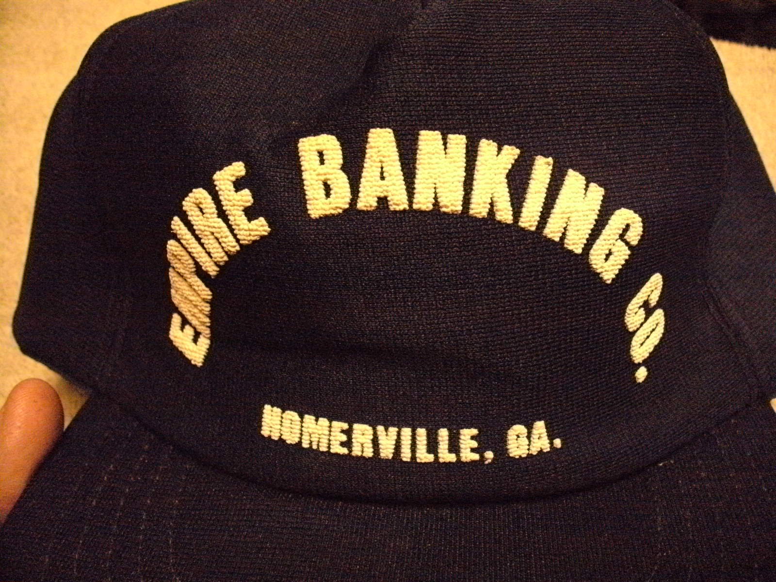 Empire Banking Company Homerville Ga Cap / Hat ,No Longer Open Bank,See Pictures