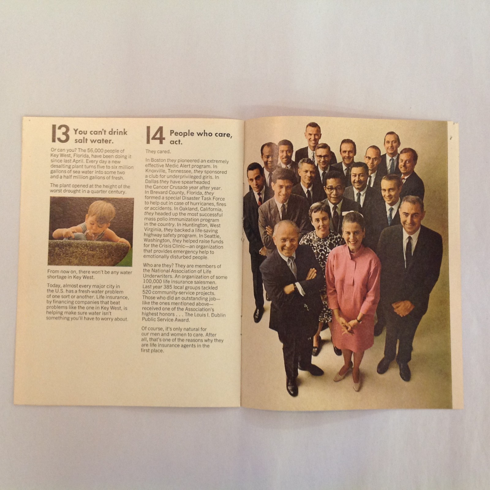 Vtg 1960’s Institute of Life Insurance Color Informational Booklet Facts of Life