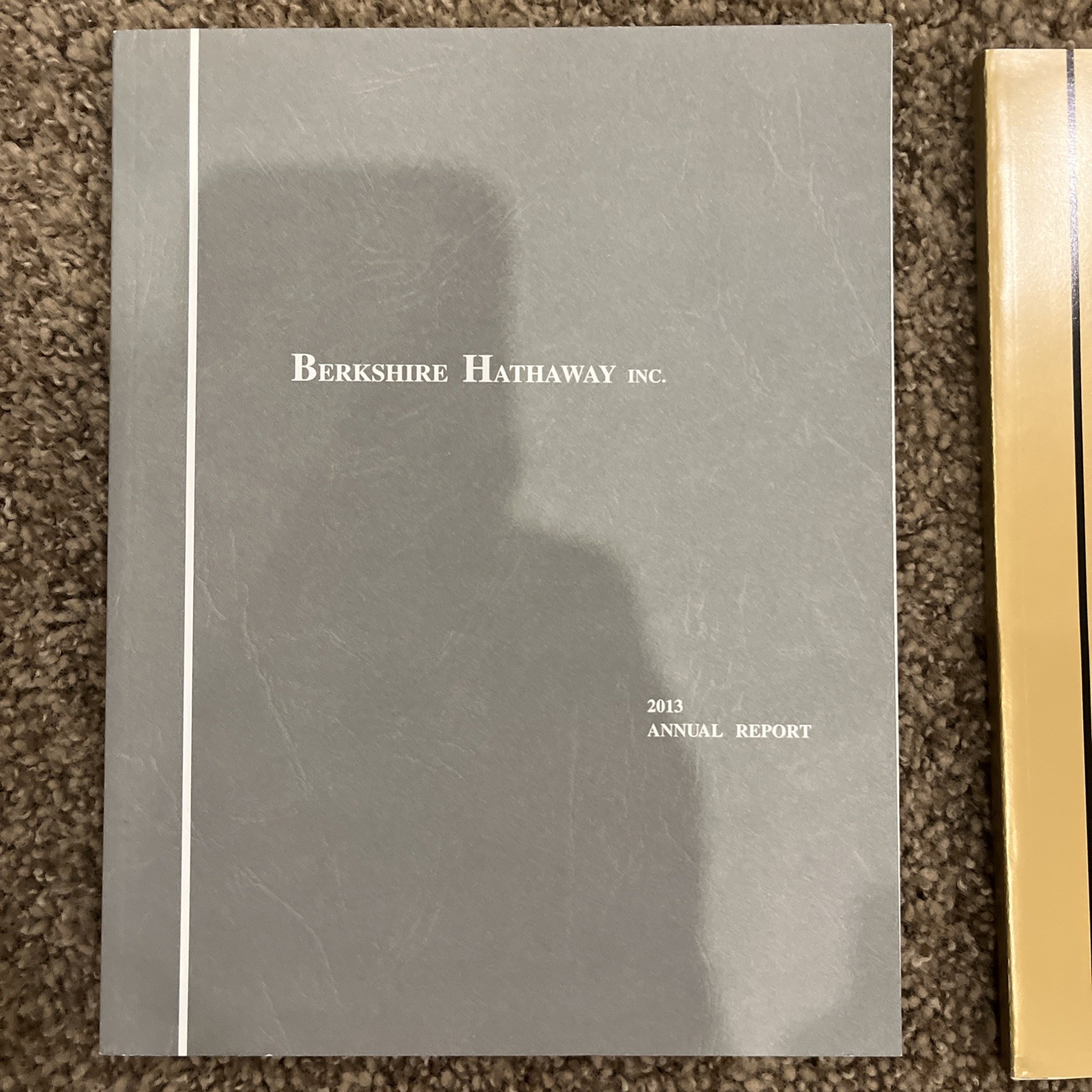 Lot 6 Berkshire Hathaway Annual Reports, Original Inserts Buffett 2013-2018