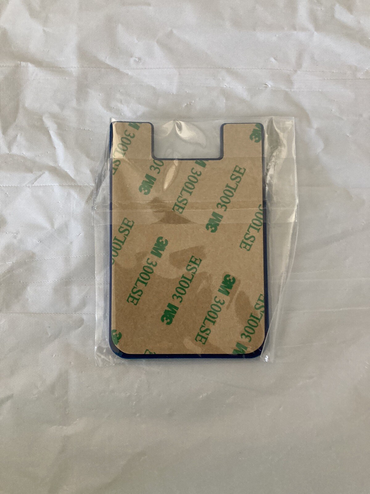 New Blue JP MORGAN Collectible Silicone Smartphone Adhesive Cardholder