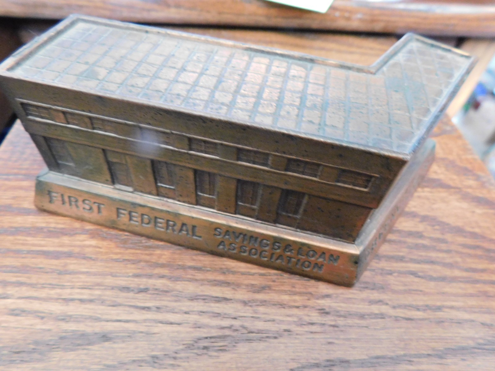 First Federal Savings & Loan Greenville SC Banthrico Building metal Bank