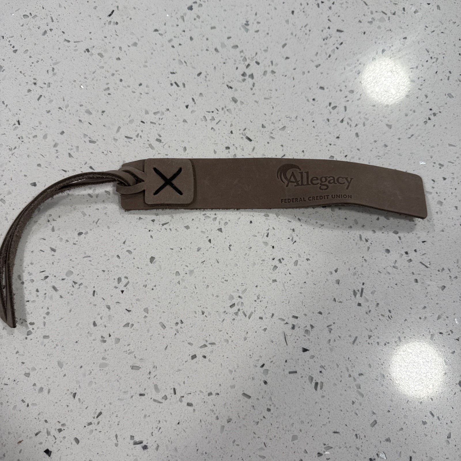 Allegacy Federal Credit Union Bookmark. New Unused Tan
